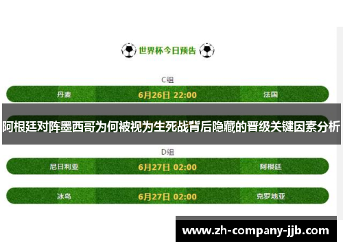 阿根廷对阵墨西哥为何被视为生死战背后隐藏的晋级关键因素分析 阿根廷对阵墨西哥为何被视为生死战背后隐藏的晋级关键因素分析